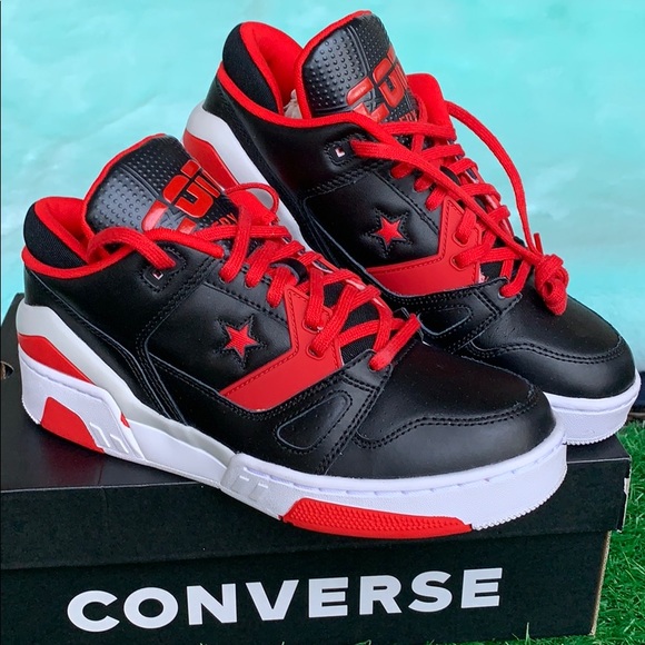 CONVERSE ERX 260 OX BLACK/UNIVERSITY RED/White WMN - Picture 4 of 16